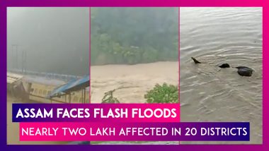 Assam Faces Flash Floods, Nearly Two Lakh People Affected In 20 Districts; Hojai, Cachar, Nagaon Worst Hit